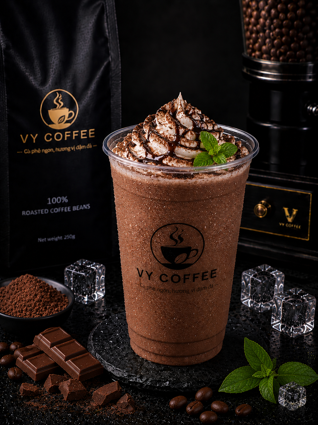 Socola Đá Xay – Ngọt ngào tan chảy, mát lạnh thăng hoa.
